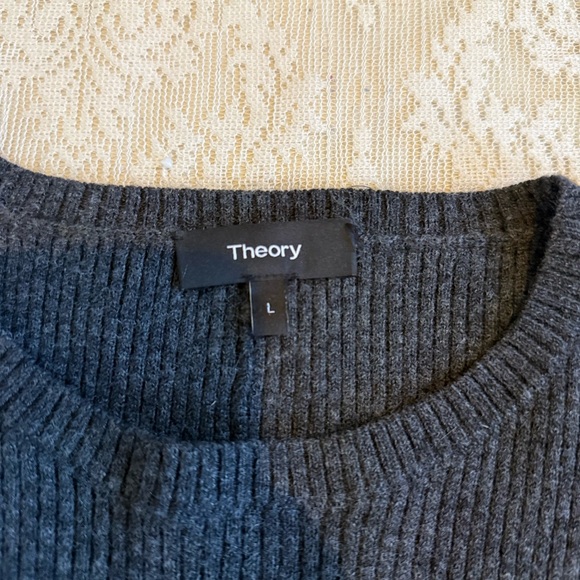 Theory Uliana noble ribbed bodycon midi sweater dress - Picture 2 of 7